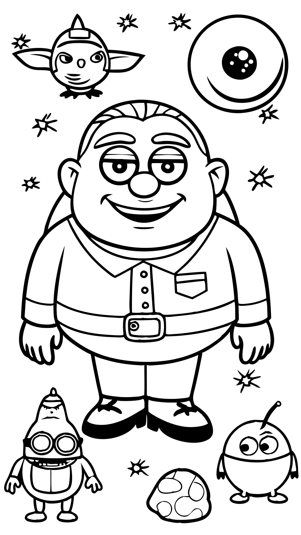 gru coloring pages